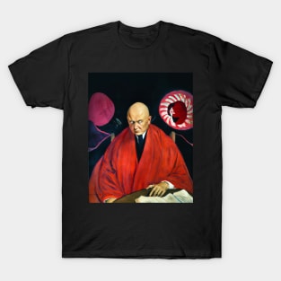 Aleister Crowley The Great Beast of Thelema  painted in the style of Austin Osman Spare T-Shirt